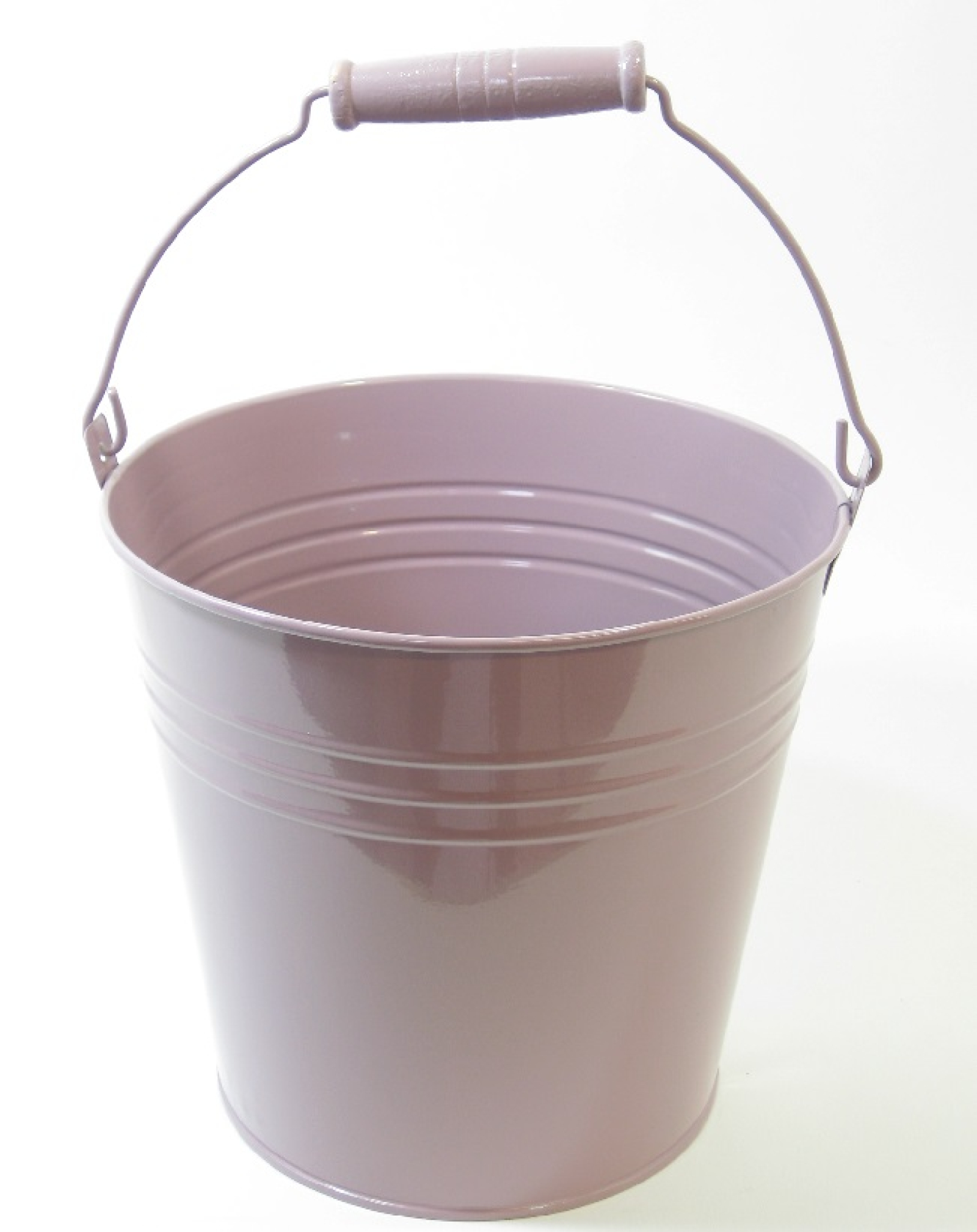 Metall-Pflanztopf m.Henkel D17/13cm H16cm hellviolett 700323-56